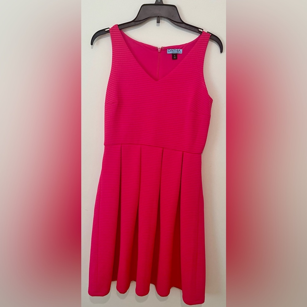 Cynthia Rowley Vibrant Pink Sleeveless Dress